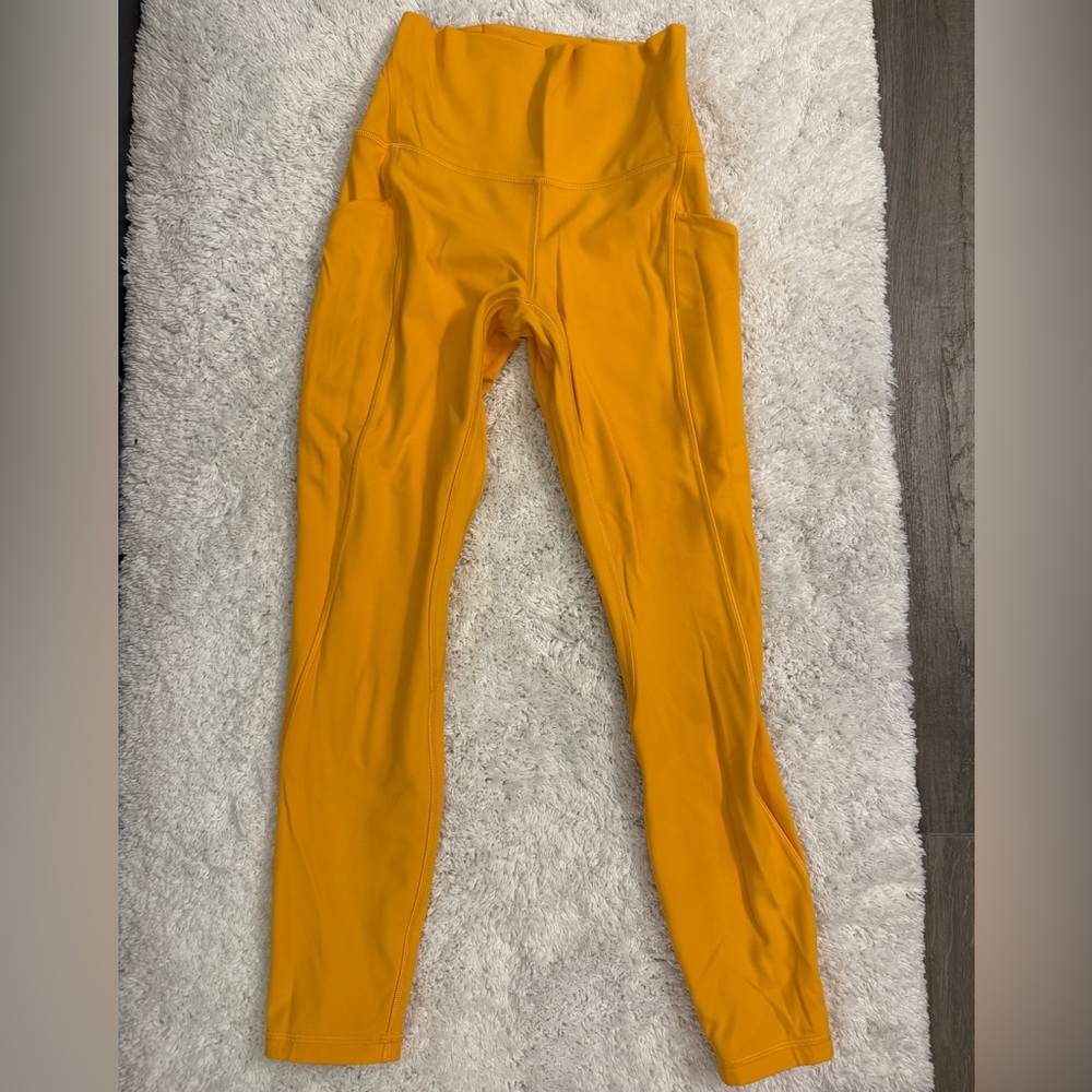 Lululemon align high rise with pockets leggings mango dream